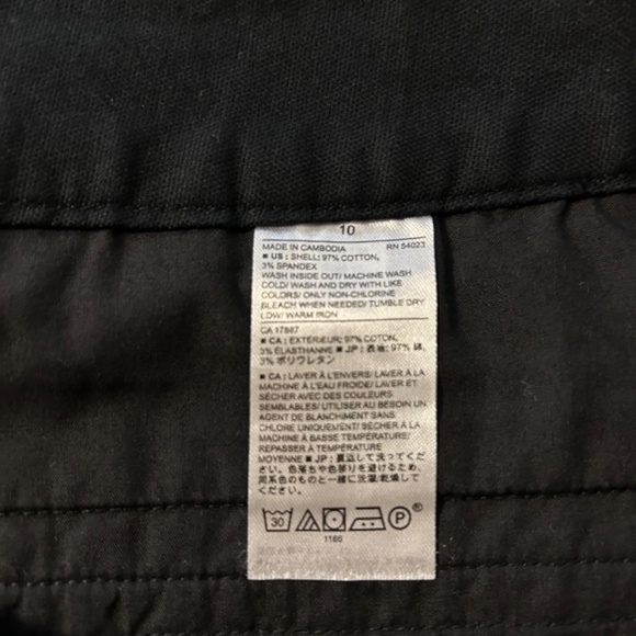 Banana Republic Black Slim Fit Shorts – Size 10, Dressy & Flattering - Picture 4 of 4